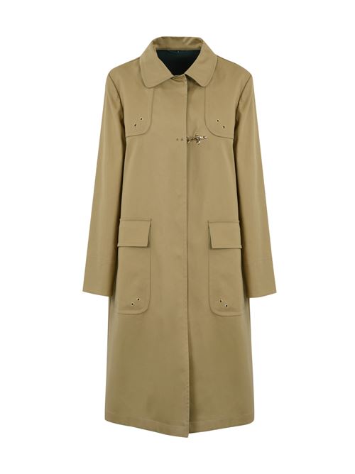 Car coat in gabardina stretch FAY | NAW5050301S WXZ0629